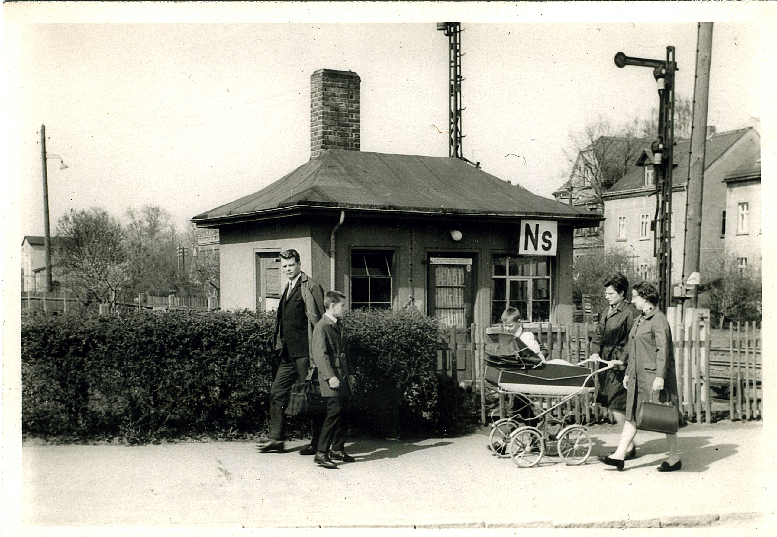 Bahnübergang Naunhof Süd 1972